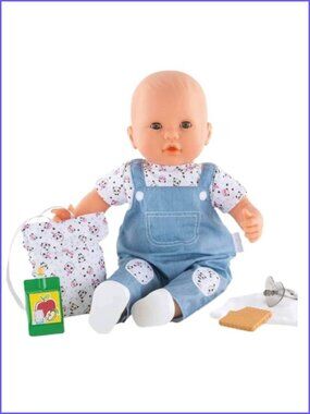 Corolle Mon Grand Poupon Big Boy Doll Goes to Nursery School 14" New in Box